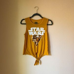 Star Wars Cropped Muscle Tank Top